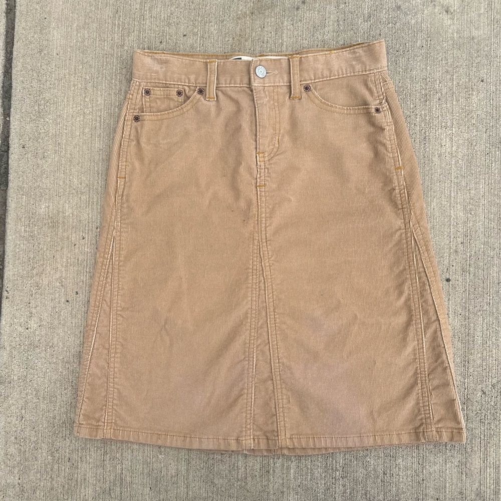 Vintage Y2K Gap Corduroy Skirt
